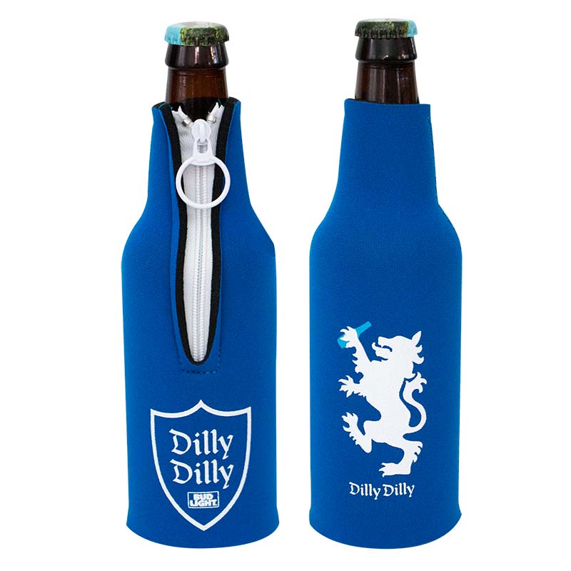 Bud Light Blue Dilly Dilly Bottle Insulator Bud Light Blue Dilly Dilly Bottle Insulator