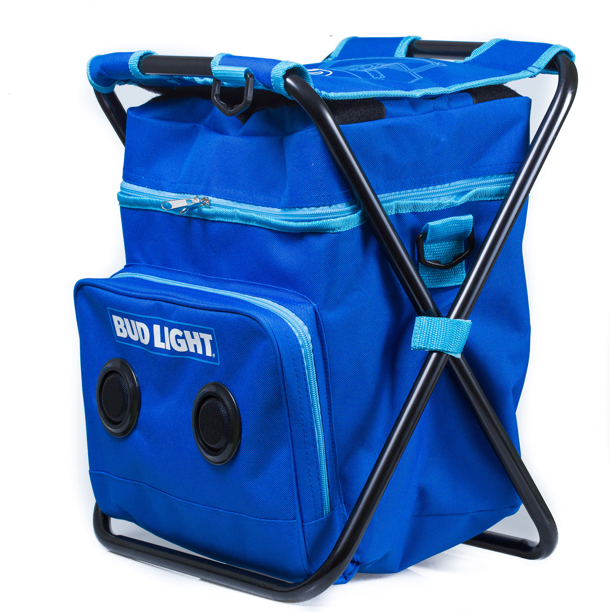 Bud Light Cooler Folding Chair With BuiltIn Speakers