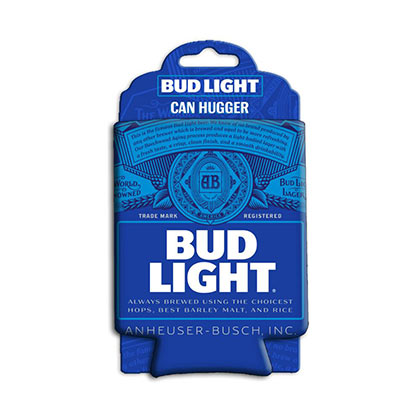 Bud Light Blue Can Cooler