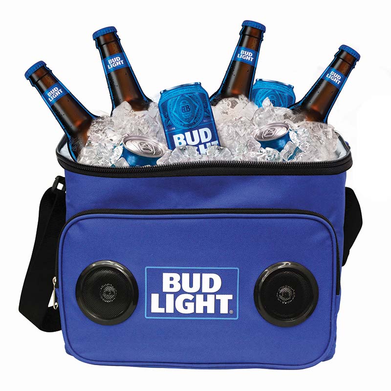 Bud Light 24 Can Bluetooth Speaker Cooler Bag Bud Light 24 Can Bluetooth Speaker Cooler Bag