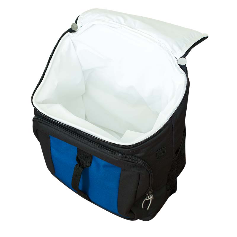 Bud Light Blue Beer Can Cooler Backpack