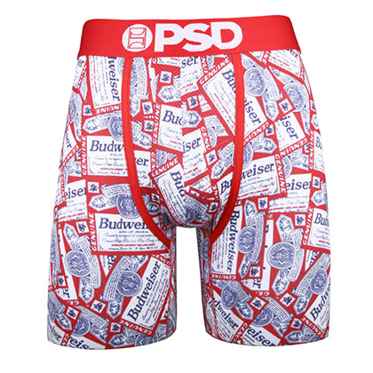 Budweiser Labels Underwear Men's Boxer Briefs