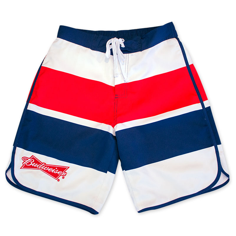 Budweiser Red White And Blue Board Shorts