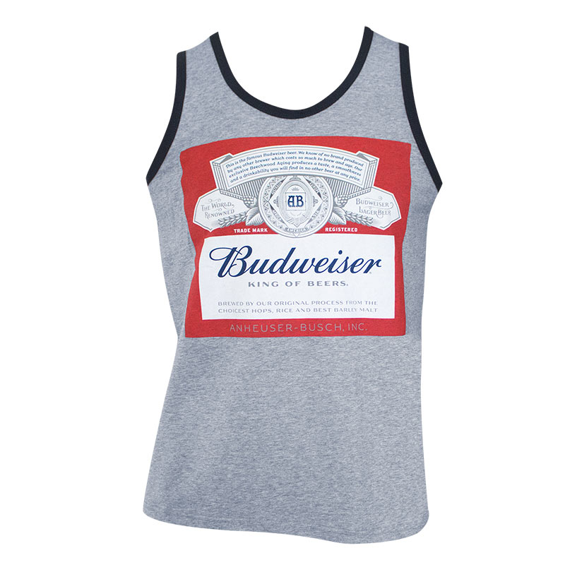Budweiser Men's Grey Label Tank Top Budweiser Men's Grey Label Tank Top