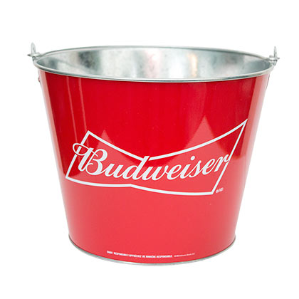 Budweiser Classic Red Beer Bucket