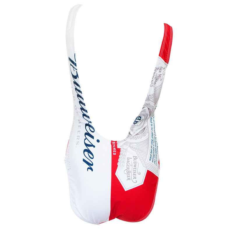 Budweiser One Piece Bottle Label Women's Swimsuit Budweiser One Piece Bottle Label Women's Swimsuit