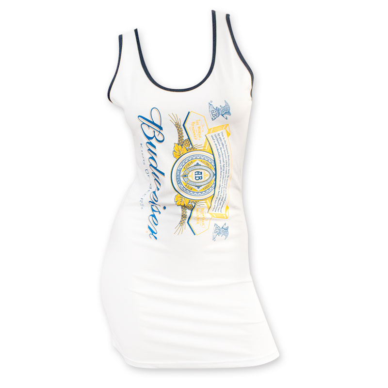 Budweiser Women's Vertical Logo Tank Top Budweiser Women's Vertical Logo Tank Top