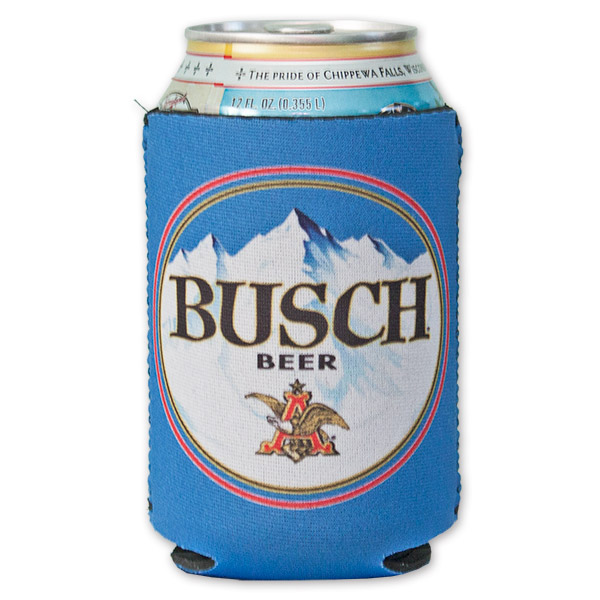 Blue Busch Beer Can Cooler Blue Busch Beer Can Cooler