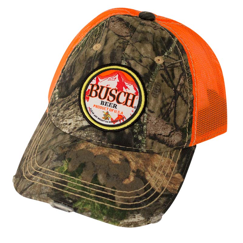 Busch Beer Hunter Orange Trucker Hat