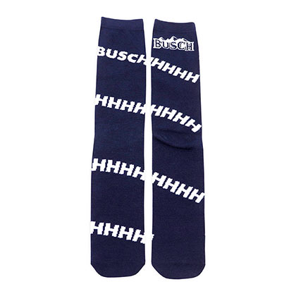 Busch Buschhhhh Men's Blue Crew Socks