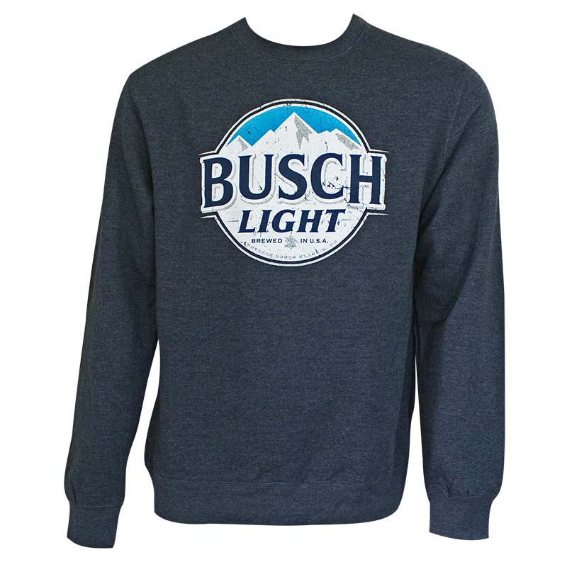 Busch Light Men's Navy Blue Crewneck Sweatshirt