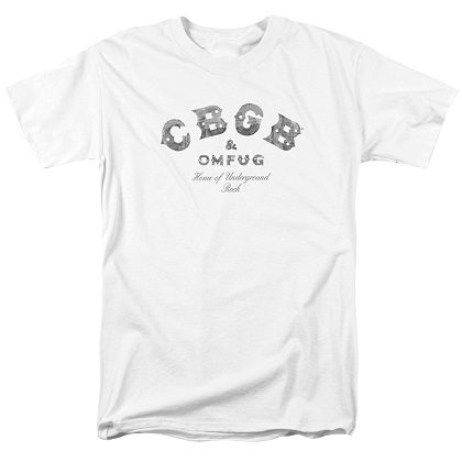 CBGB Classic Logo White Tshirt