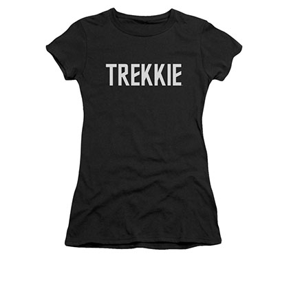 Star Trek Trekkie Black Juniors T-Shirt