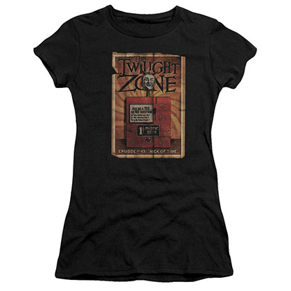 Twilight Zone Seer Black Juniors T-Shirt