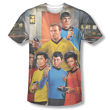 Star Trek TOS Bridge Sublimation T-Shirt