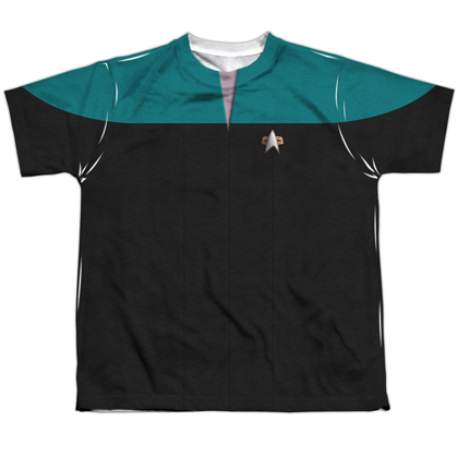 Star Trek Voyager Teal Youth Costume Tee