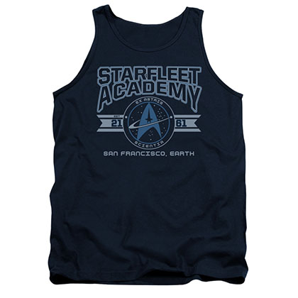 Star Trek Starfleet Academy Earth Blue Tank Top