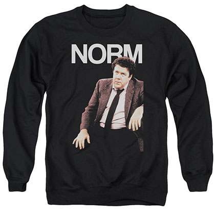 Cheers Norm Black Crew Neck Sweatshirt