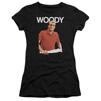 Cheers Woody Black Juniors T-Shirt