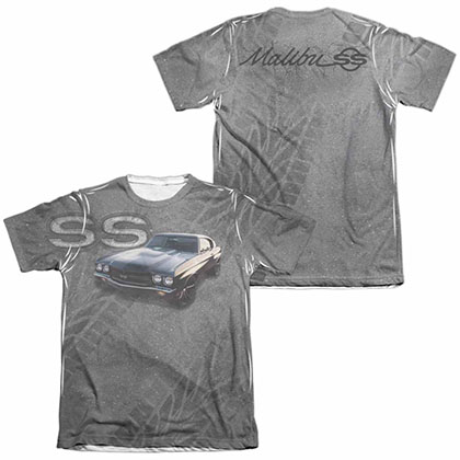 Chevy Muscle Chevelle White 2-Sided Sublimation T-Shirt