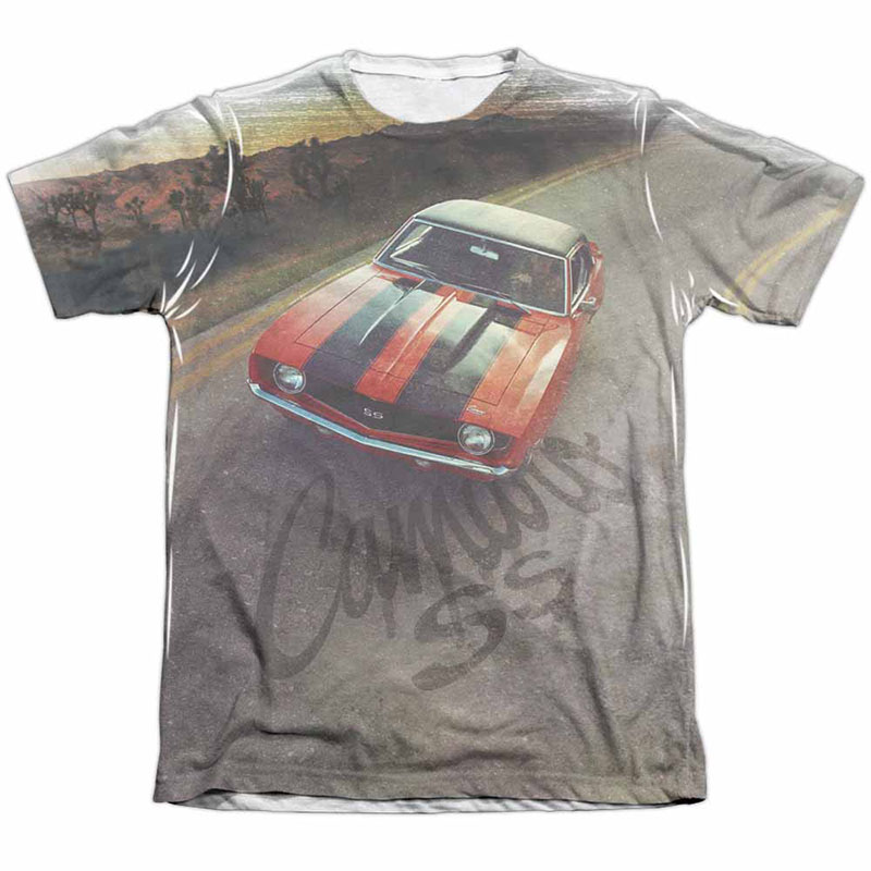 Chevy Camaro SS White Sublimation T-Shirt Chevy Camaro SS White Sublimation T-Shirt