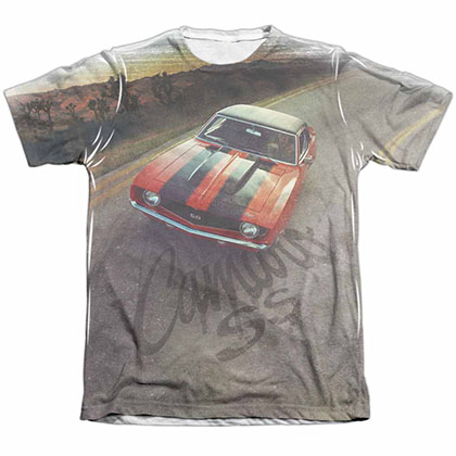Chevy Camaro SS White Sublimation T-Shirt
