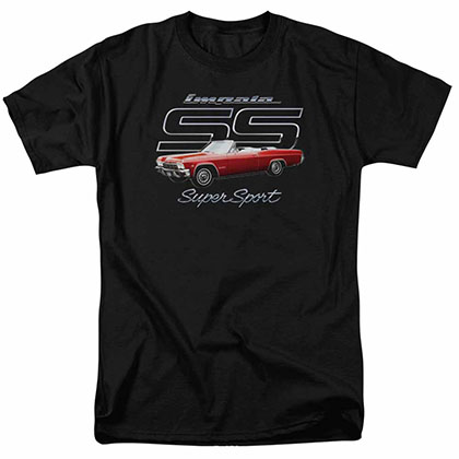 Chevy Impala Ss Black T-Shirt
