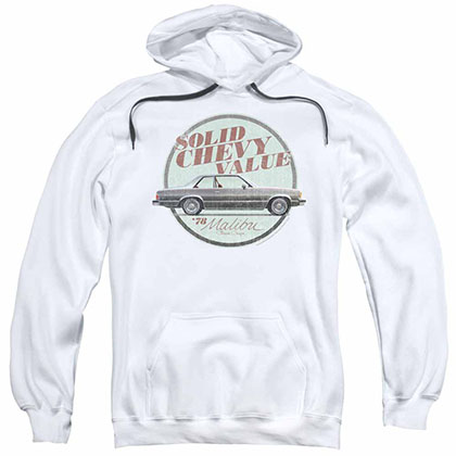 Chevy Do The 'Bu White Pullover Hoodie