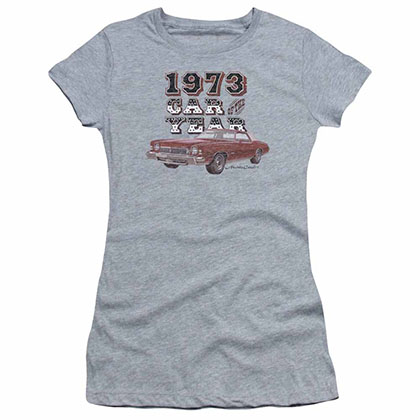 Chevy Car Of The Year Gray Juniors T-Shirt