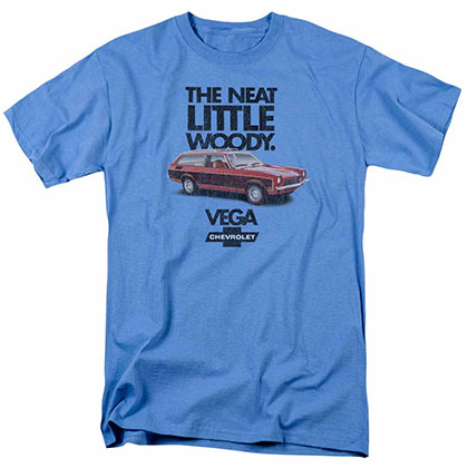 Chevy Vega The Neat Little Woody Blue T-Shirt