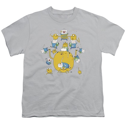 Adventure Time Finn and Jake Having Fun Youth Tshirt