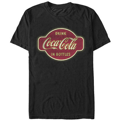 Coca-Cola Retro Sign Black T-Shirt
