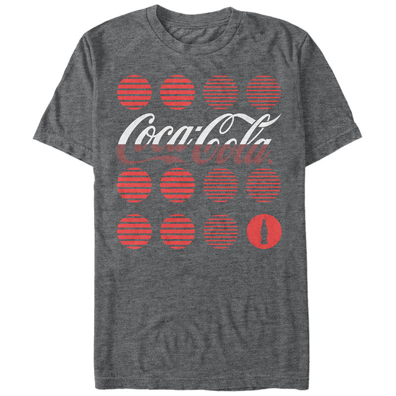 Coca-Cola Coke Circles Gray T-Shirt