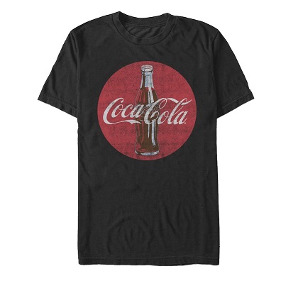 Coca Cola Round Logo Black Tshirt