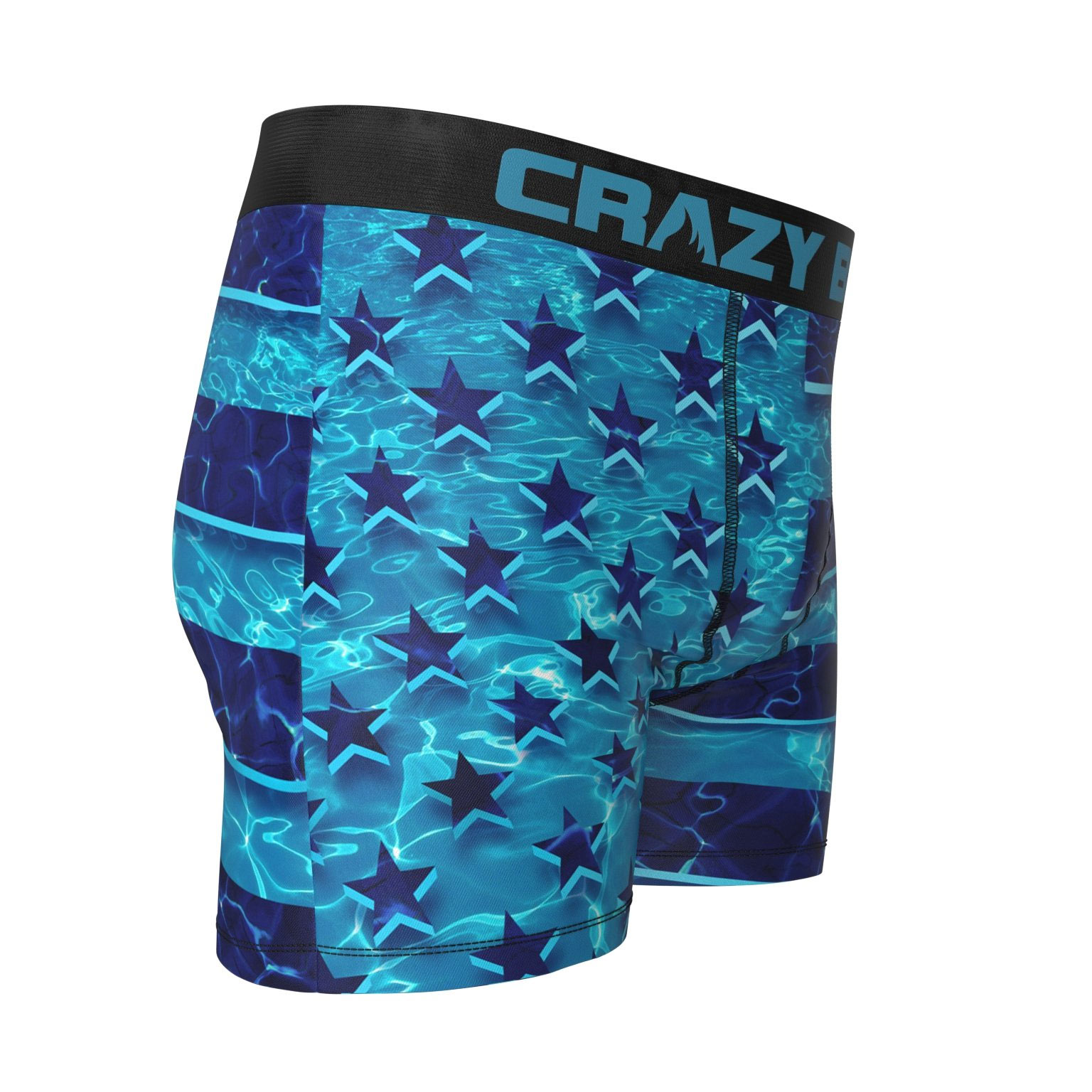 American Flag Swimming Underwater Boxer Briefs American Flag Swimming Underwater Boxer Briefs