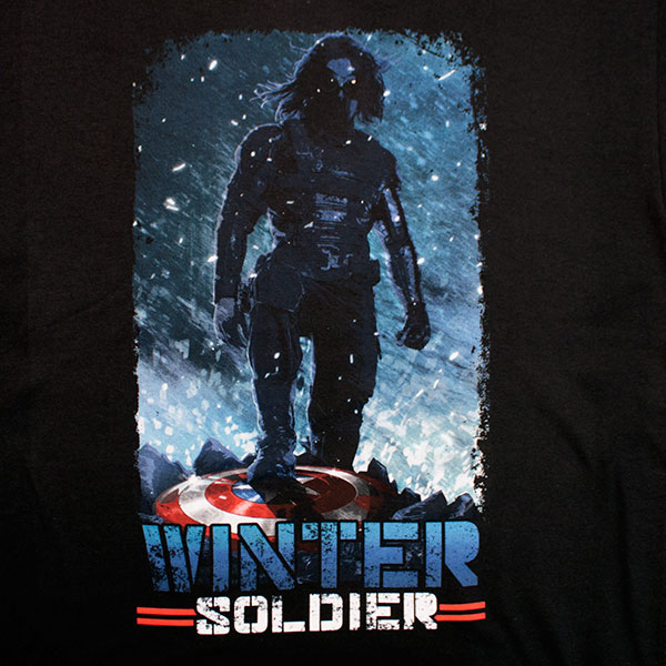 black captain america tshirt