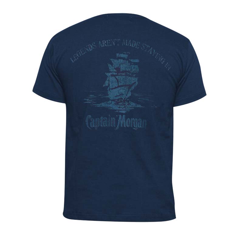 Captain Morgan Legends Men's Dark Blue T-Shirt