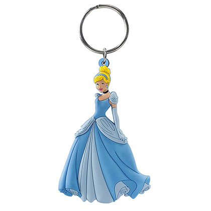 Disney Cinderella Soft Touch PVC Rubber Keychain