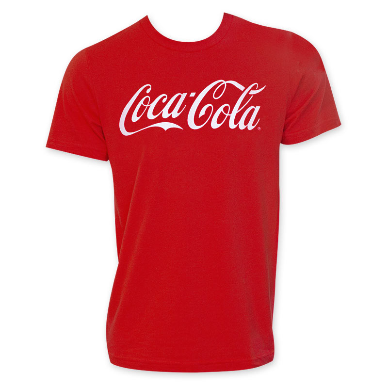 Coca-Cola Men's Red Classic Logo T-Shirt
