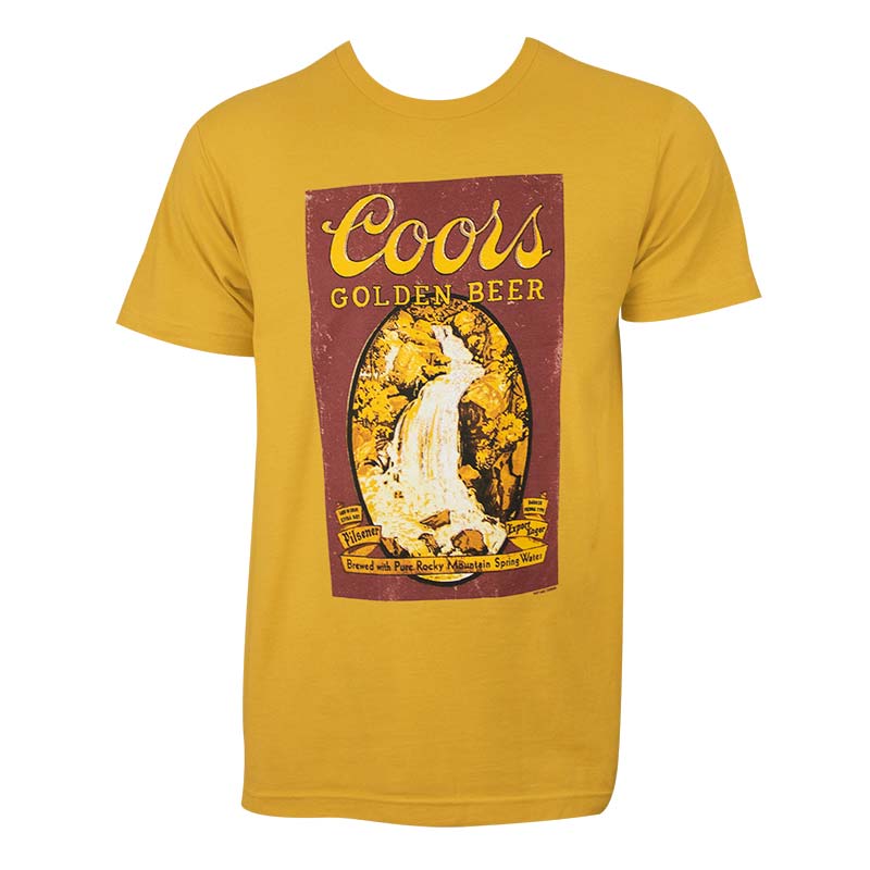 Coors Banquet Vintage Sign Gold Tshirt