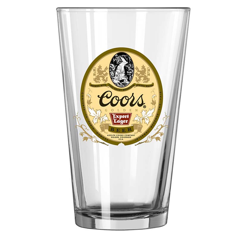 Coors Lager Pint Glass Coors Lager Pint Glass