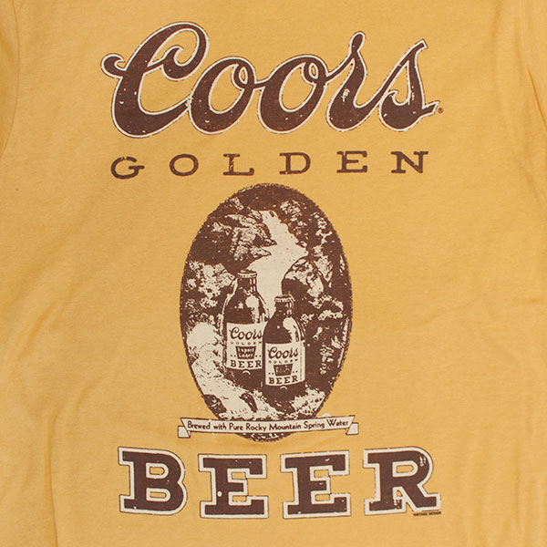 Coors Brewing Co. Gold Beer T-Shirt Coors Brewing Co. Gold Beer T-Shirt