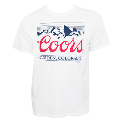 Coors Golden Colorado White Tee Shirt
