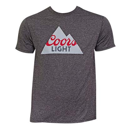 Men's Coors Light Logo Grey T-Shirt