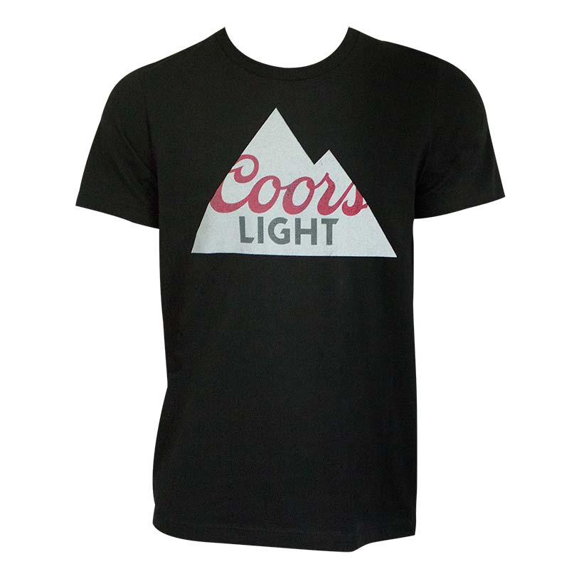 Coors Light Mountain Logo Men's Black T-shirt