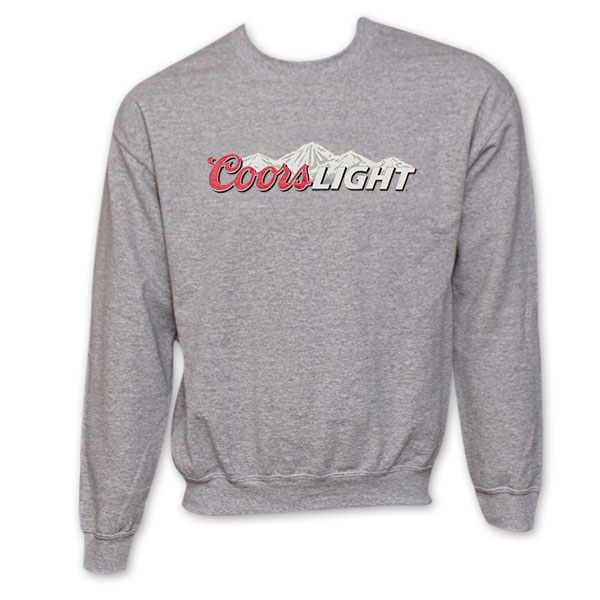 Coors Light Men's Crew Neck Sweatshirt | WearYourBeer.com