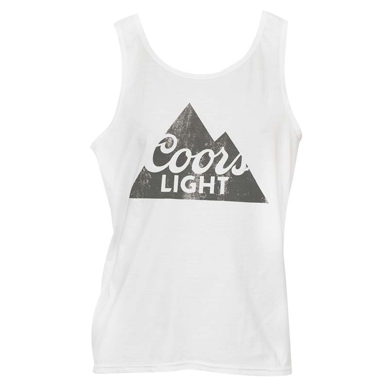 Coors Light White Logo Men's Tank Top