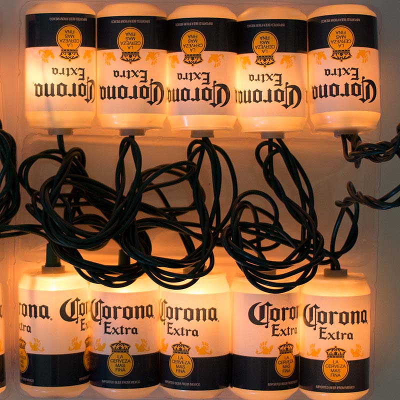 Corona Beer Can String Lights Corona Beer Can String Lights