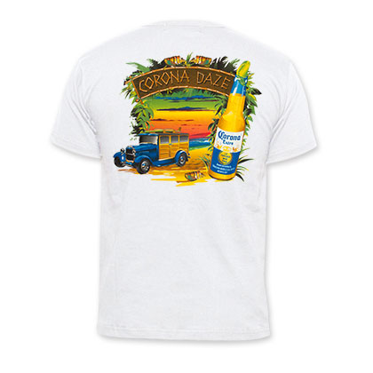 Corona Extra Corona Daze White Tee Shirt