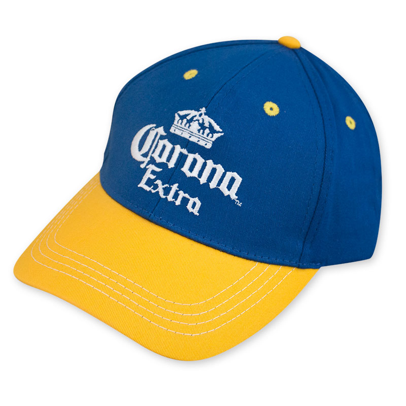 Corona Extra Blue And Yellow Hat Corona Extra Blue And Yellow Hat